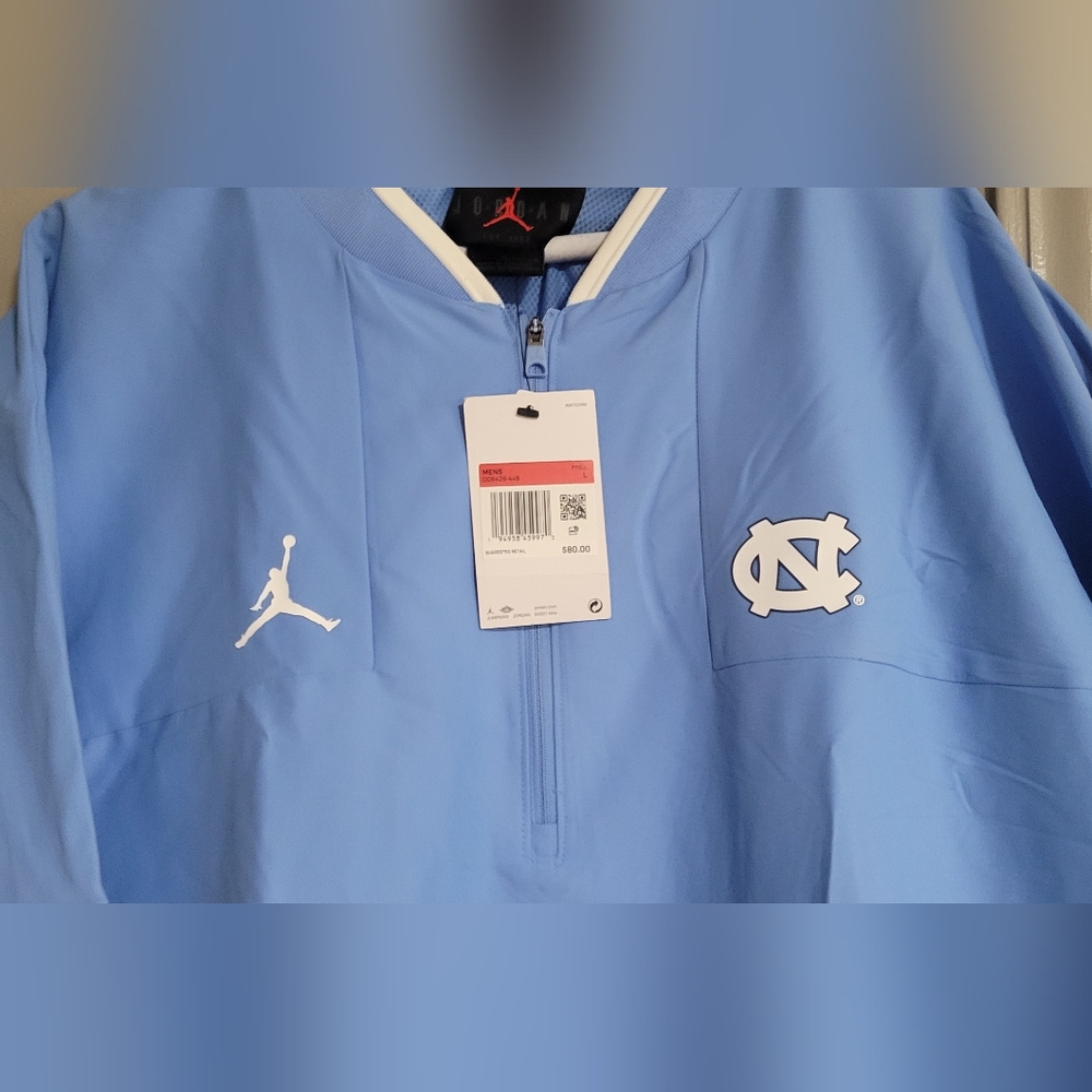 Jordan Sky Blue Men's Half-Zip Jacket